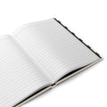 Hot Flashes and Plot Twists Menopause Book Club hardcover journal full wraparound print product view