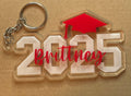 Senior Keychain | Engraved & Layered Graduation Keychain | Custom Class of 2025 Grad Accessory