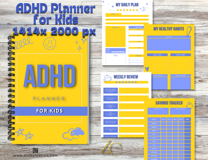 Planner for Kids | Templates for Canva | Journal | Planner | Editable | Digital download