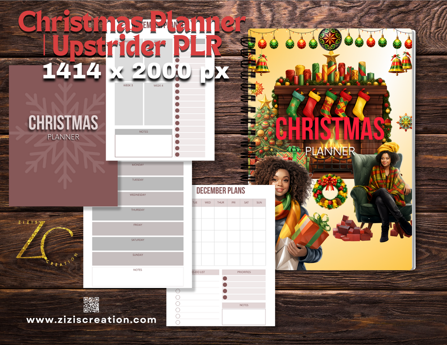 Ultimate Christmas Planner | Printable PDF | Organize Your Festive Season | Editable | Digital download | Canva templates