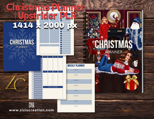 Ultimate Christmas Planner | Printable PDF | Organize Your Festive Season | Editable | Digital download | Canva templates