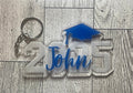 Senior Keychain | Engraved & Layered Graduation Keychain | Custom Class of 2025 Grad Accessory