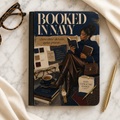 Booked in Navy Kindle Case for Book Lovers