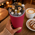 LID ONLY - Coffee Crystal 3D Tumbler Lid, Removable Magnetic Coffee Cup Lid
