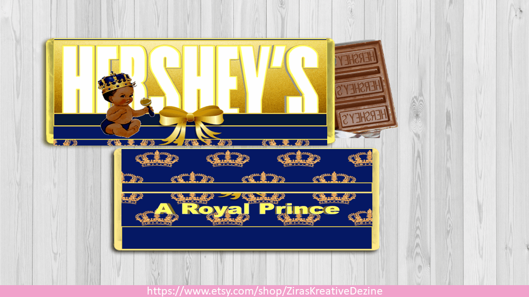 Hershey's Royal Prince Chocolate Bar Design