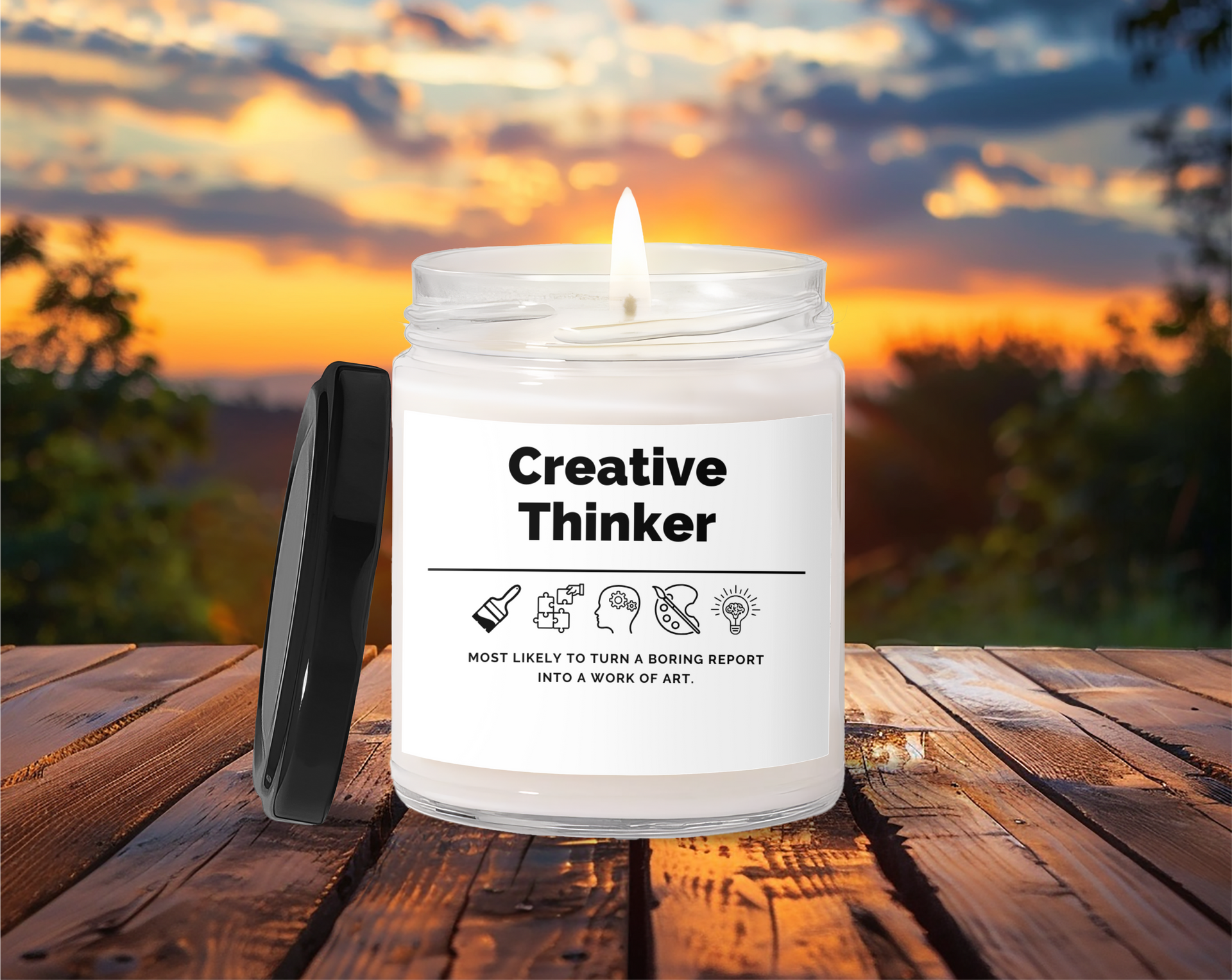 Natural Soy Wax Candle| 9oz Personalized  Eco-Friendly Candle - Coworker Gift, Funny Candle, Best Employee Gift, Retirement Keepsake, Gift