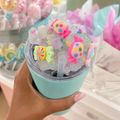 LID ONLY - Candy Party Removable Magnetic 3D Tumbler Lid