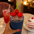 LID ONLY - Cherry Crystal 3D Tumbler Lid, Removable Magnetic Topper for 20oz Tumblers
