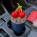 LID ONLY - Cherry Crystal 3D Tumbler Lid, Removable Magnetic Topper for 20oz Tumblers