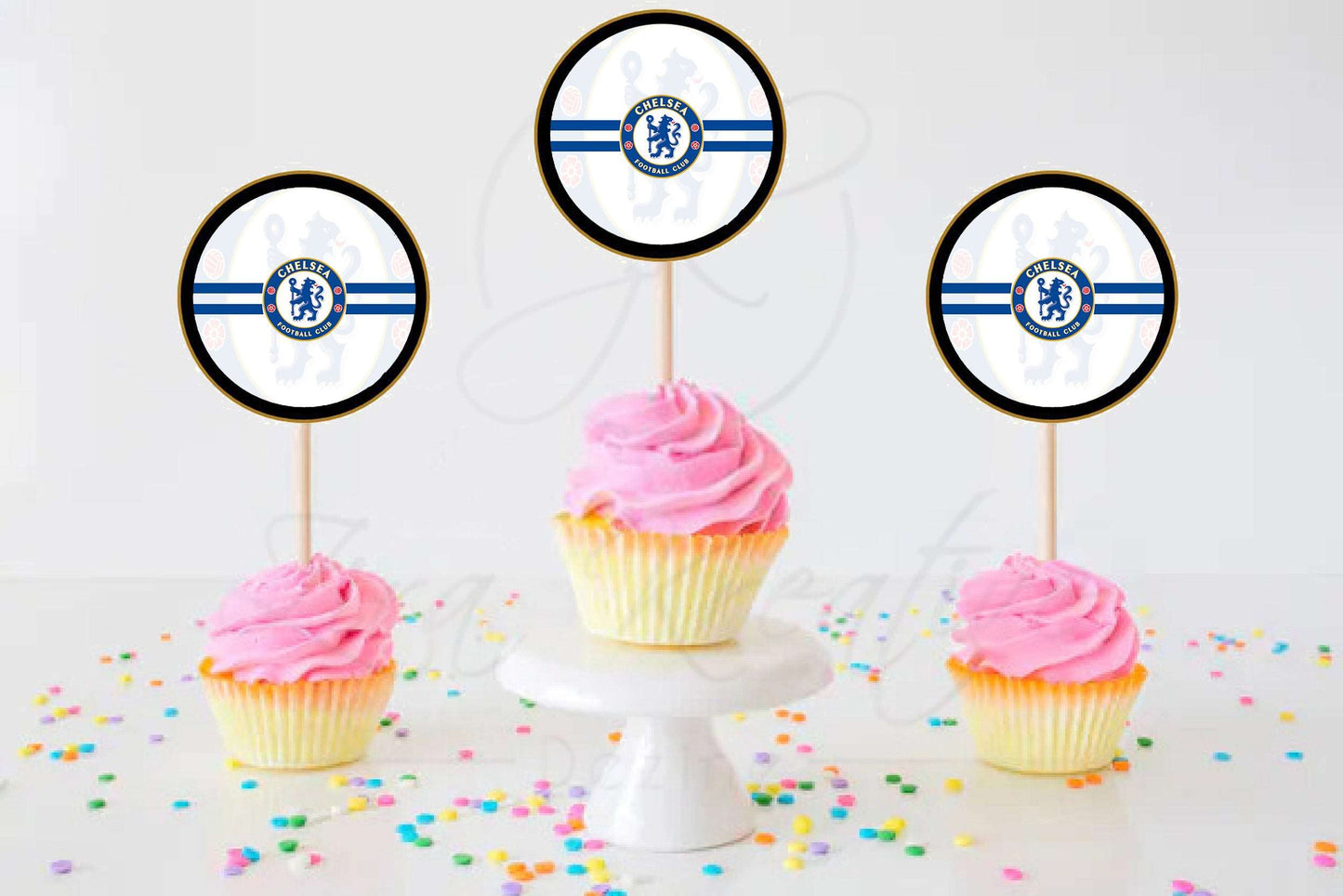 Designer Inspired  Cake Topper Printable, Instant Download Party Favor