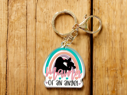 Mama Of an Angel KeyChain