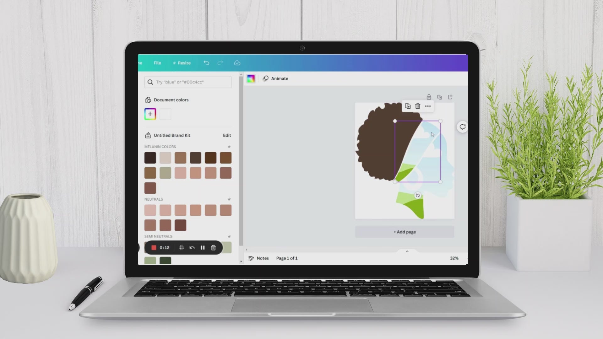 Exclusive Ai Art Canva Frame, AI Art Canva Frame, Easy Customization, Add Your Own Photo| Commercial License