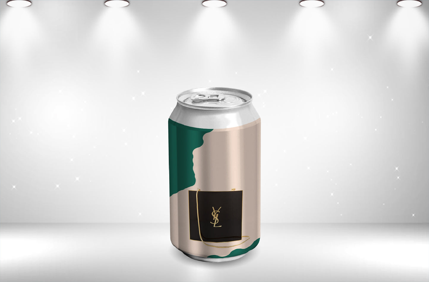 Designer Inspired 8oz soda can wrapper, DIGITAL DOWNLOAD