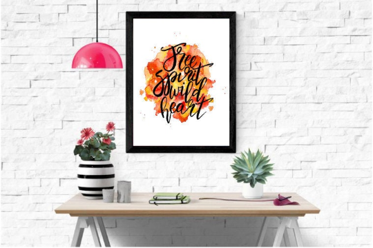 Wonderful Bright and Artistic Quote Art Print, Quote Poster, Typography Poster, Typography Quote, Wall Art Quotes, Quote Printable, Prints