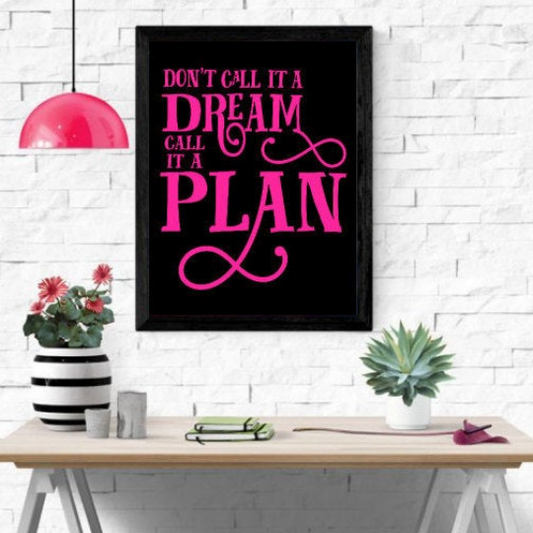 Quote Art Print "Don't Call it a Dream" Inspirational Quote, Motivational Quote, Wall Art, Printable Poster, Quote Prints, Home Decor, Art