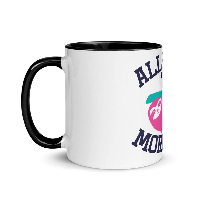 Funny Coffee Mug Allergic To Mornings