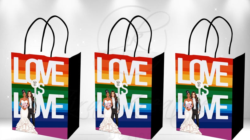 Pride Rainbow Gift Bag