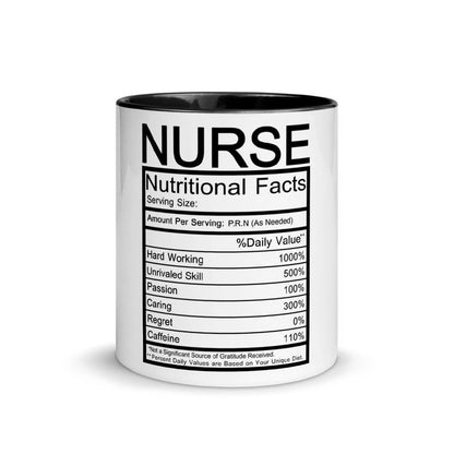 Nurse Nutritional Fact Coffee Mug