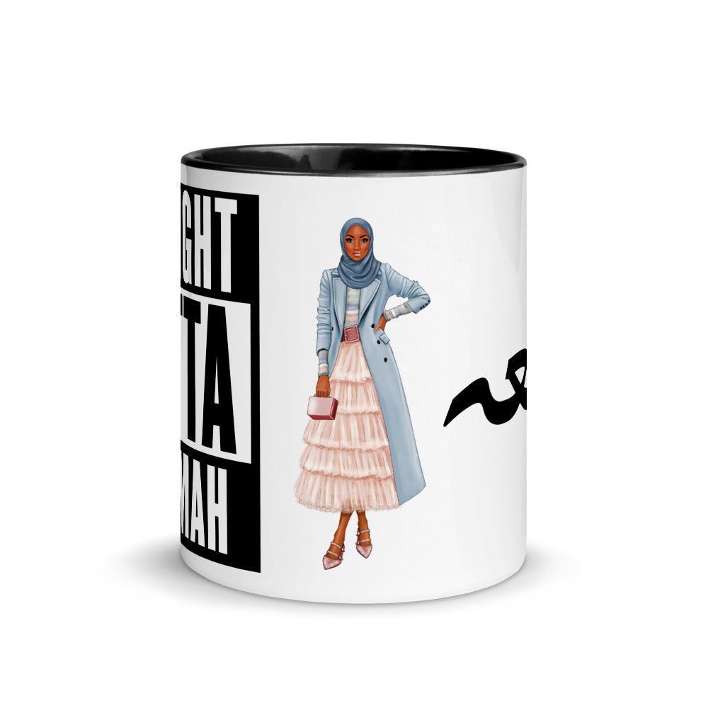 Islamic Coffee Mug- Straight Outta Jummah with Hijab Woman