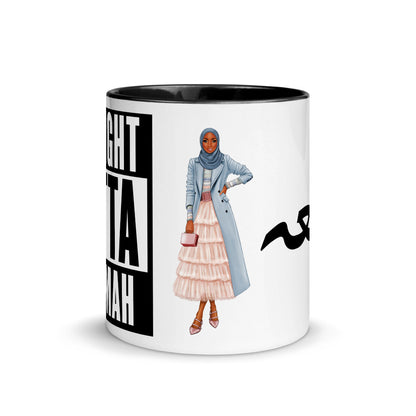 Islamic Coffee Mug- Straight Outta Jummah with Hijab Woman