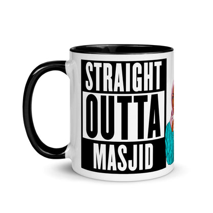 Islamic Coffee Mug- Straight Outta Masjid with Hijab Woman