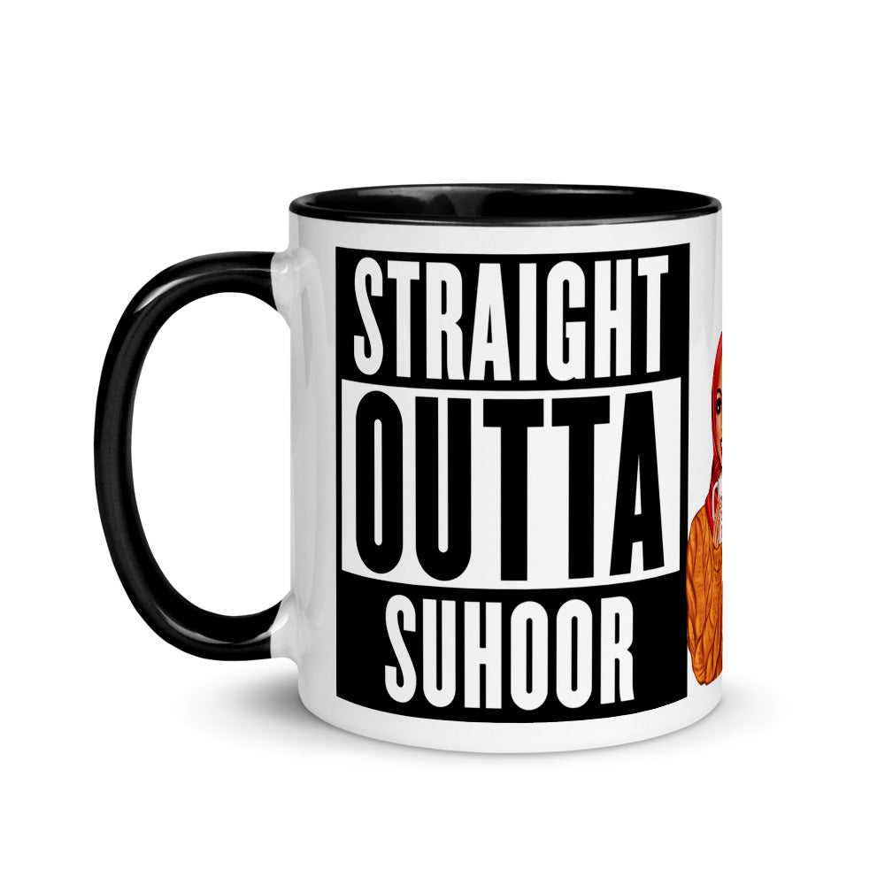 Islamic Coffee Mug- Straight Outta Suhoor with Hijab Woman